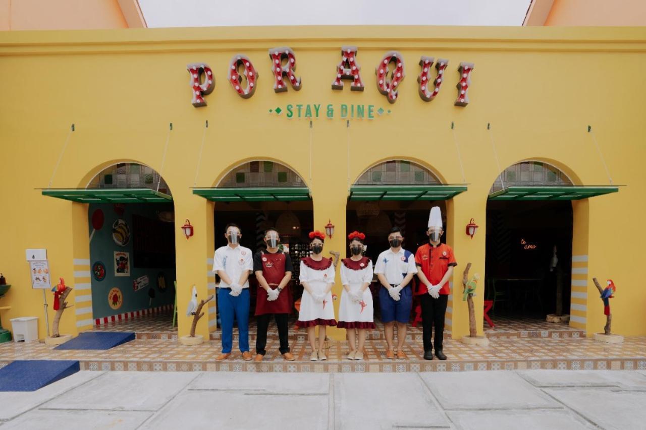 Por Aqui Stay & Dine Yogyakarta Bagian luar foto
