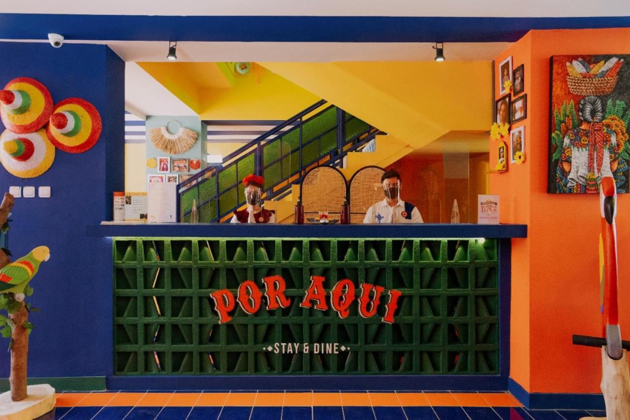 Por Aqui Stay & Dine Yogyakarta Bagian luar foto